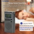 Portable FM AM Radio Mini 9K/10K Radios Receiver Built-in Speaker Backlight HD Display Screen Alarm Clock Sleep Timer Elder .