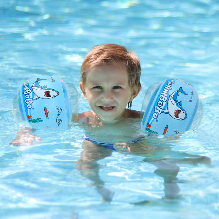 Swimbobo Summer Swim  Kids Boys And Girl Safe PVC Material Arm Float Armbands Inflatable Swimming Ring Water