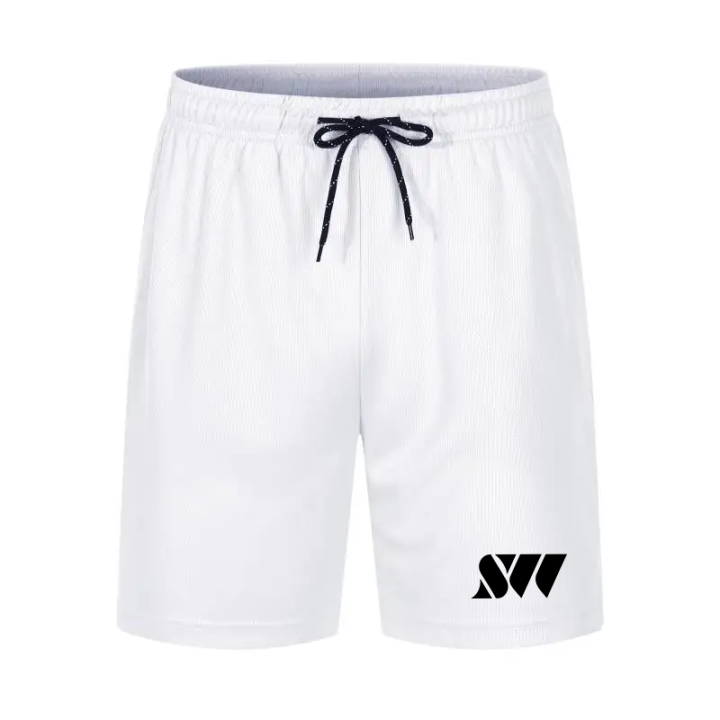 2026New Summer Men's Sports Shorts Tennis Training Shorts Breathable Mesh Drawstring Beach Pants Large Size Badminton Clothing