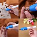 1Pcs Carving Pen Name Writing Engraving Tool for Crafts and Mini Wireless Engraving Pen Precision Electric Engraving Pen. 
