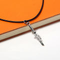 Anime Jujutsu Kaisen Fushiguro Toji Sword Necklace Spear of Tianri Knife Pendant Cosplay Necklaces For Unisex Choker Jewelry. 