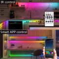 Tuya Smart WIFI RGBIC LED Strip Light Tape Addressable WS2811 IC Flexible RGB Neon LED Light USB APP Control for Alexa  lightify. 