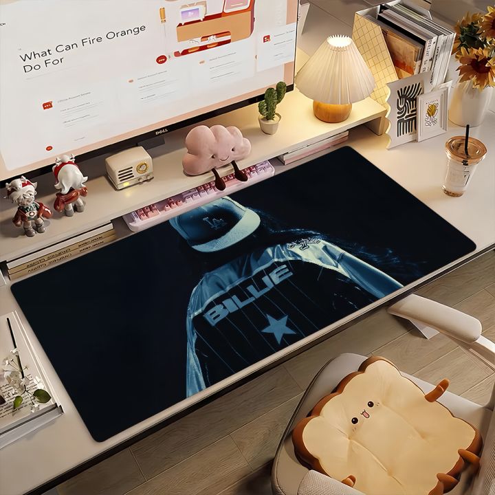 Singer%20B-Billie%20E-Eilish%20Mouse%20Pad%20Computer%20Laptop%20%20Non-slip%20Mouse%20Mat%20Mousepad%20Gamers%20Decoracion%20Desk%20Mat%20-%20Image%202