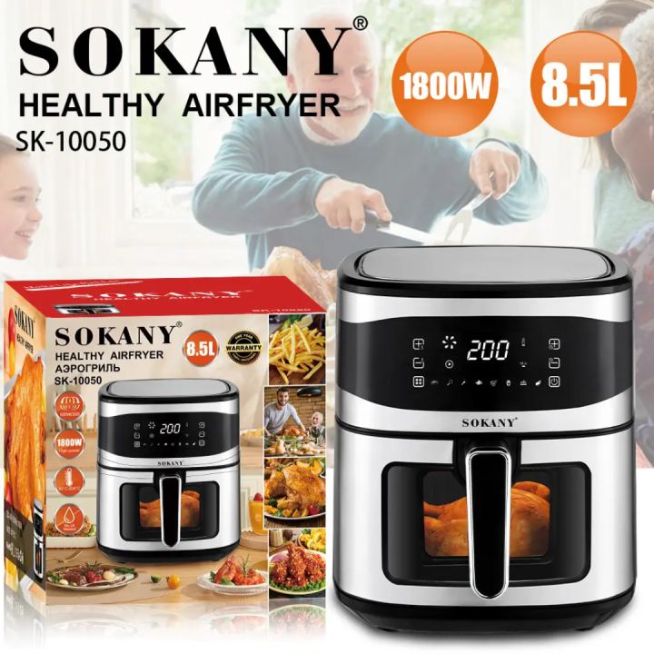 Sokany%208.5L%20Digital%20Air%20Fryer%201800W%20Large%20Capacity%20Smart%20Touch%20Healthy%20Oil-Free%20Fryer%20(SK-10050)%20-%20Image%202