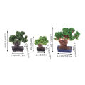 1/12 Dollhouse Simulation Mini Green Tree Potted Dollhouse Home Decorations Dolls House Micro Landscape Garden Ornament. 