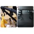 2PCS Pram Hook Baby Stroller Accessories Shopping Prop 360 Degree Rotating Hooks Stroller Hooks for Hanging Out Bicycle Hook. 