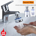 Kitchen Faucet Water Filter 360° Sink Filter Pressurized Sink Faucet Water Filter Universal Faucet Aerator Bathroom Accessories. 