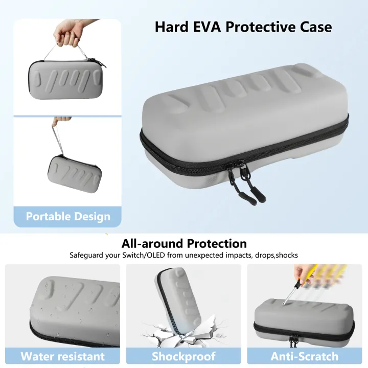 Carrying%20Case%20Compatible%20with%20Switch/OLED%20-%20For%20Console%20&%20Accessories%20Portable%20Hard%20Shell%20Pouch%20Carrying%20Travel%20Bag%20-%20Image%204