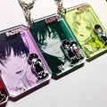Anime Chainsaw Man keychain Cosplay Makima Mitaka Asa Star Piece Acrylic Pendant Keychain Bag Decoration Pendant.