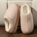 Winter Women's Slippers Boots Fashion Fuzzy Fur Anti-slip Soft Sole Outdoor Indoor Warm Comfort Men Plush Houseshoes Couple.
