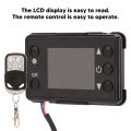 Diesel Parking Heater LCD Monitor Switch Remote Controller Set Diesel Heater Controller for Cars Trucks Vehicles Ships.
