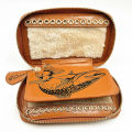Fly Fishing Sequin Bait Lure Fishhook Storage Bag,Fly Dryer Flies Felt Cowhide Wallet,Fishermen Hook Wallet,stream Bait Tackle. 