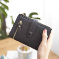 Women's short wallet multi-function buckle multi-card purse ladies wallet. 