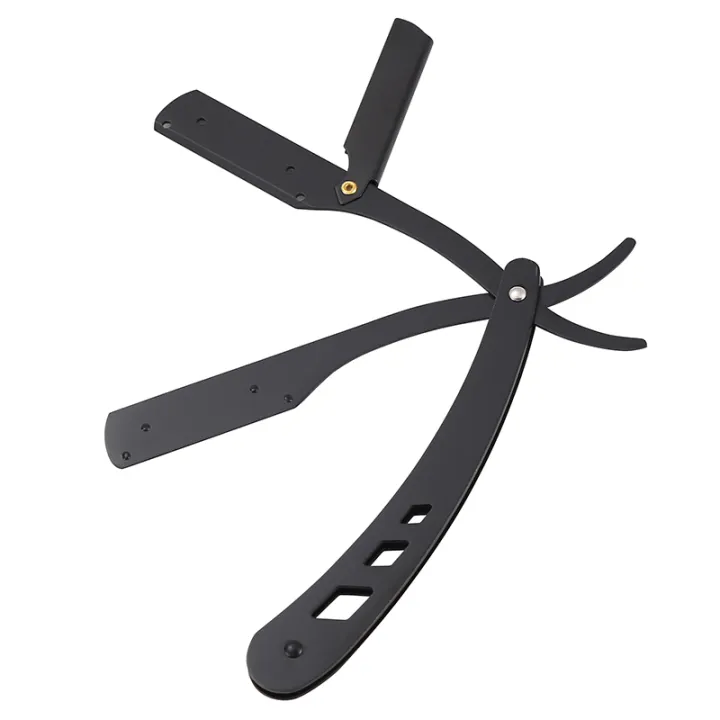 New%20Professional%20Hairdresser%20Shaver%20Men's%20Barber%20Razor%20Haircut%20Tools%20Metal%20Stainless%20Steel%20Universal%20Single-edged%20Blade%20-%20Image%204