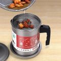 KITCHEN OIL FILTER POT STRAINER. 