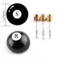 Universal Round Shifter Knob Head Black 8 Ball Racing Acrylic Gear Shift Knob SK-1003-8. 