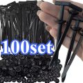Universal Nylon Cable Tie Buckle Auto Fastener Screw Replacement Clip Car Fender Trunk Engine Guard Panel Wire Management Secure.