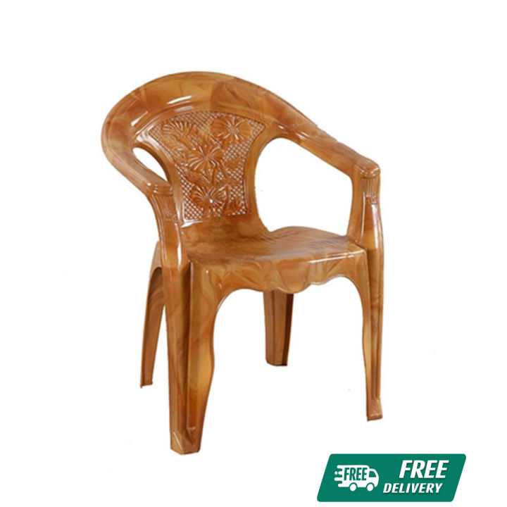 RFL Garden Chair (Net Flower) - Sandal Wood 86140