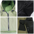 Men Lurker Shark Skin Soft Shell Jacket Waterproof Fleece Hooded Coat Hunt Clothes Outdoor New Solid Pocket Jacket Men.