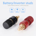 2Pcs M6 M8 M10 Full Copper Posts 333 555 Brass Terminal Blocks Power Supply Terminals Welding Machine Inverter Post Connector. 