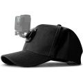Baseball Cap with Action Camera Bracket Mounting Bracket For GoPro Hero 11 10 9 SJCAM 4000AIR AKASO DJI Insta360 EKEN H9. 
