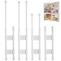 4Pcs 15.8-27.6inch RV Refrigerator Stabilizers Bar Adjustable Spring Tension Fridge Rod Metal Refrigerator Closet Accessories. 