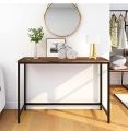 Console Table for Entryway ,Narrow Sofa Tables Entryway Table,black frame white top , Rustic Narrow Entrance ,Console Table, Front Door Console Table Accent Table for Living Room Entryway. 