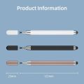 Touch Pen Stylus Pen 2 In 1 Universal Capacitive Touch Screen Stylus Touch Pencil Dual Tip Silicone Disc Stylus Pen for Android Tablet Mobile Laptop Drawing Writing No Charging Required. 