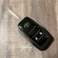 Toyota Avanza Folding Key, 2 Buttons, with Logo.. 