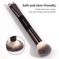 MAANGE Nose Contour U-Shaped Makeup Brush for Sculpting And Defining Double Head Foundation Highlighter Brush Nose Shadow Brush.