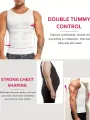 Men's Compression Tummy Control Body Shaper Tank Top Vest Undershirt Tops All Season Shaping Sweatshirt. 