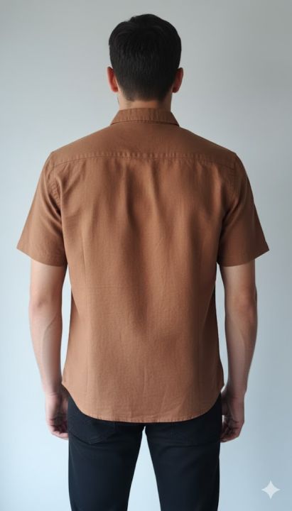Anationz%20%E2%80%93%20Linen%20Cotton%20Chinese%20Collar%20Shirt%20%E2%80%93%20Brown%20-%20Image%202