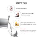 LMETJMA 1 4 5 6 7 8 9 10 oz Stainless Steel Hip Flask with Funnel Pocket Hip Flask Alcohol Whiskey Hip Flask Screw Cap KC0139. 