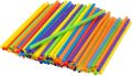 Pack of 25, 50,100,150, 200 Flexible Drinking Straw Colorful Fun and Colourful. 