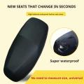 Motorcycle Seat Cover Waterproof Rain Dustproof Motorbike Scooter Cushion Seat for Sun Protection With Stretch Leather Bag.