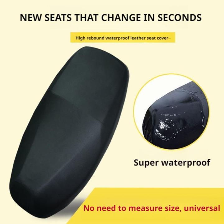 Motorcycle%20Seat%20Cover%20Waterproof%20Rain%20Dustproof%20Motorbike%20Scooter%20Cushion%20Seat%20for%20Sun%20Protection%20With%20Stretch%20Leather%20Bag%20-%20Image%203