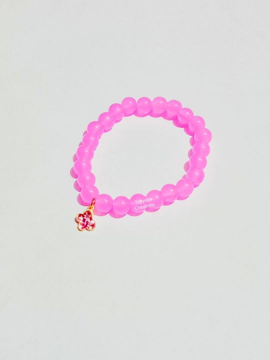Pearl Bracelet with Resin Charms Beautifully Designed