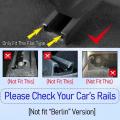 4pcs Rear Seat Rail Cover Protector For Tesla Model 3 Y Juniper 2025 Accessories Backseat Child Anti-kick Pad Protection Cover. 