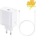 100% Original Oppo Realme 80W Charger Super Vooc Ultra Fast 80 Watt Adapter With Original TYpe _C Cable. 