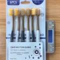 6Pcs/Set High Quality Ultra-soft Toothbrush Gentle Microfiber Gum Cares Anti-slip Handle Soft Hair Toothbrush Oral Cleaning. 