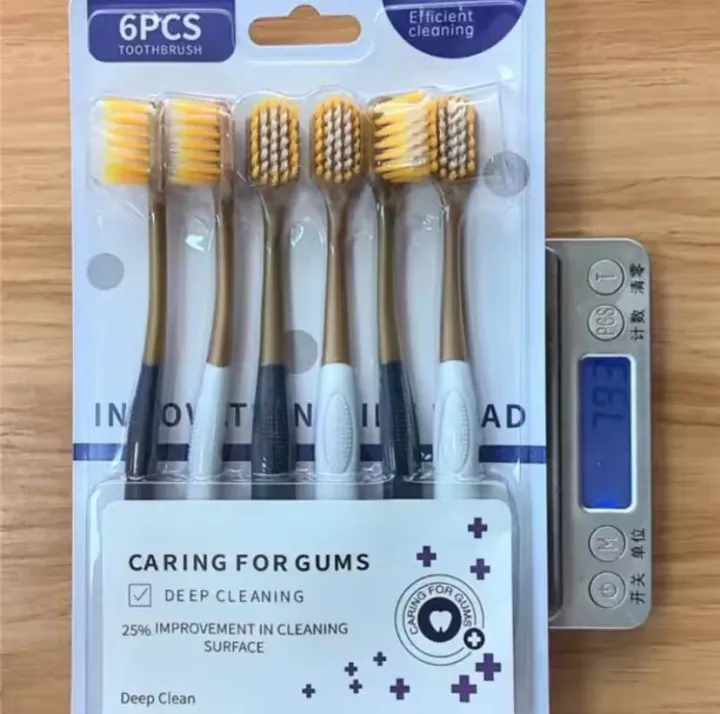 6Pcs/Set%20High%20Quality%20Ultra-soft%20Toothbrush%20Gentle%20Microfiber%20Gum%20Cares%20Anti-slip%20Handle%20Soft%20Hair%20Toothbrush%20Oral%20Cleaning%20-%20Image%203