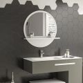 Round Wall Decor Mirror with Shelf for your Livingroom/bath. 