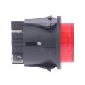 Red Push Button Switch With Light 4 Pins Touch Power Switch 16A 250V Electrical Round Rocker Switch 28*23.2mm PS18-16-2. 