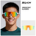 SCVCN Fashion Sunglasses for Men Sport Cycling Glasses Bike Bicycle Hiking Camping Golf UV400 Protection Glasses Women Baseball.