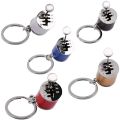 Metal Keyring Creative Car Shifter Keychain Six-Speed Gear Stick Knob Gearbox Model Key Antistress Adults New Fidget Toys.