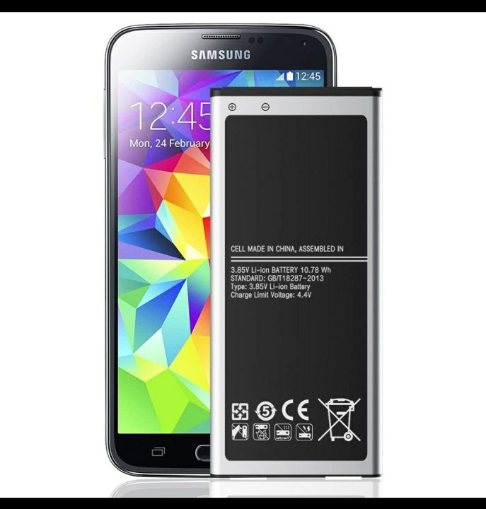Samsug Galaxy S5 Battery, High Capacity Battery Replacement for Samsung Galaxy S5 EB-BG900BBU G900V G900P G900T G900A G900F G900H G900R4 I9600 EB-BG900BBZ
