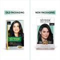 STREAX HAIR CREAM COLOUR WITH WALNUT AND ARGAN OIL NATURAL -BLACK - 120 GM. 