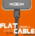 Type C /  Apple iPhone Lightning  / Micro USB CHARGING AND DATA CABLE 2.4A MOXOM MX-CB25 | Apple iPhone, Samsung, Huawei, Redmi, OnePlus, Oppo, Vivo, MI, RealMe. 