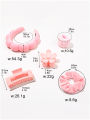 Spa Headband and Wristband Set Skin Care Headband for Wash Face Face Hair Clips for Thick Hair Cute Fluffy Sponge Bubble Makeup. 