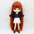 ICY DBS Blyth Doll 1/6 bjd toy 30cm red brown Hair white skin joint body matte face girl ob24 anime doll.